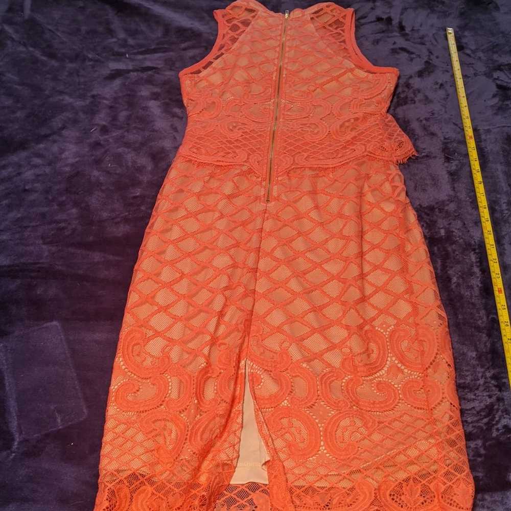 Coral Vintage Inspired Dress - image 10