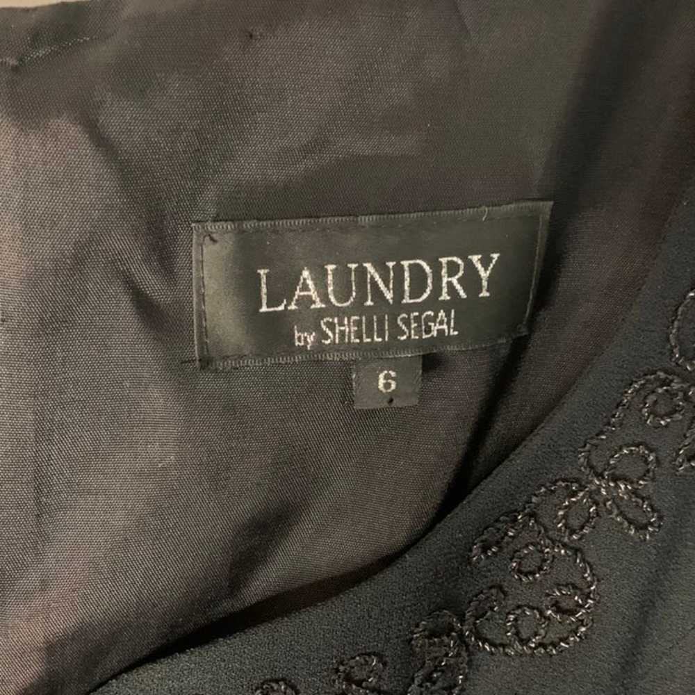 Women’s Laundry Black Vintage Embroidered Sleevel… - image 7