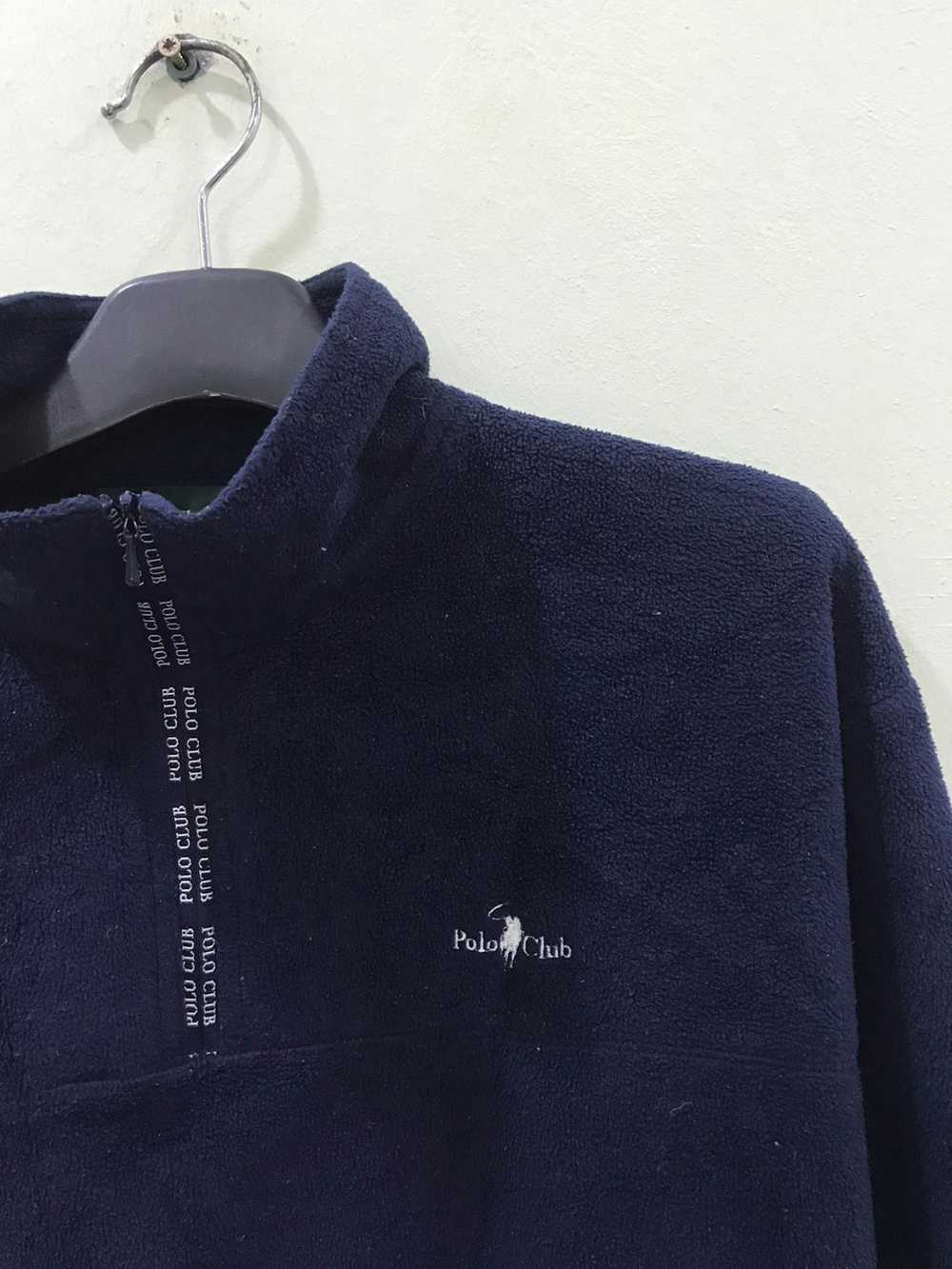 Polo Ralph Lauren Vintage Polo Club Fleece Half Z… - image 3