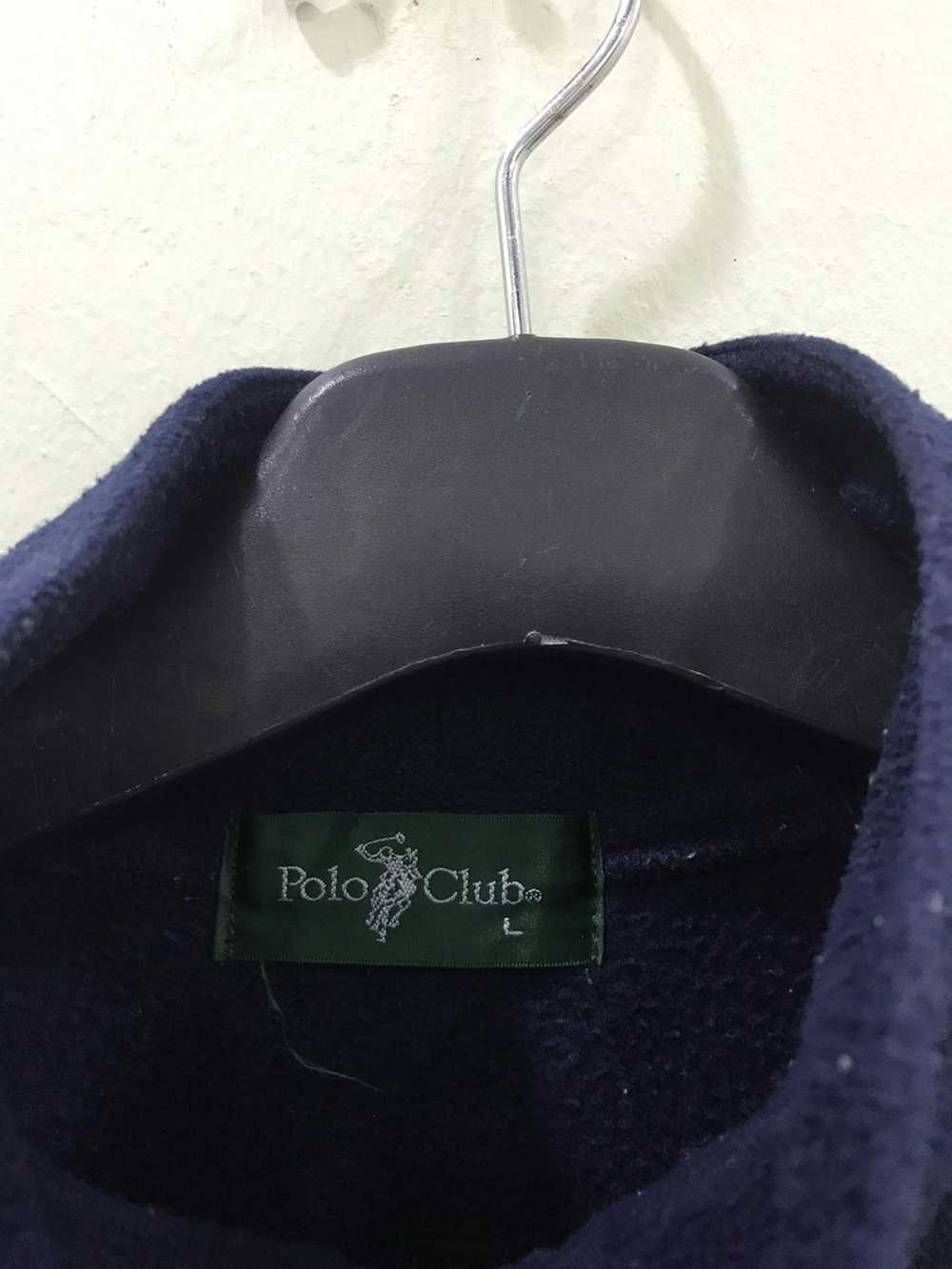 Polo Ralph Lauren Vintage Polo Club Fleece Half Z… - image 4