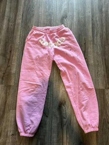 Streetwear Sp5der pink sweatpants