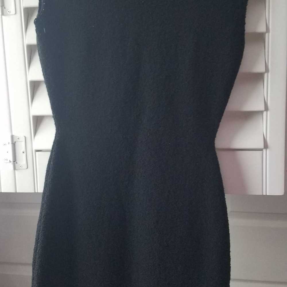 Vintage Black Beaded Dress - image 2