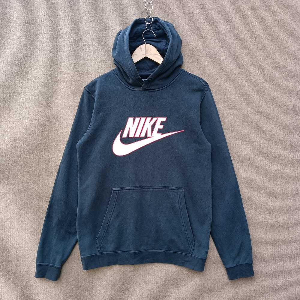 Nike × Streetwear Nike Spell out Pullover Hoodie … - image 1