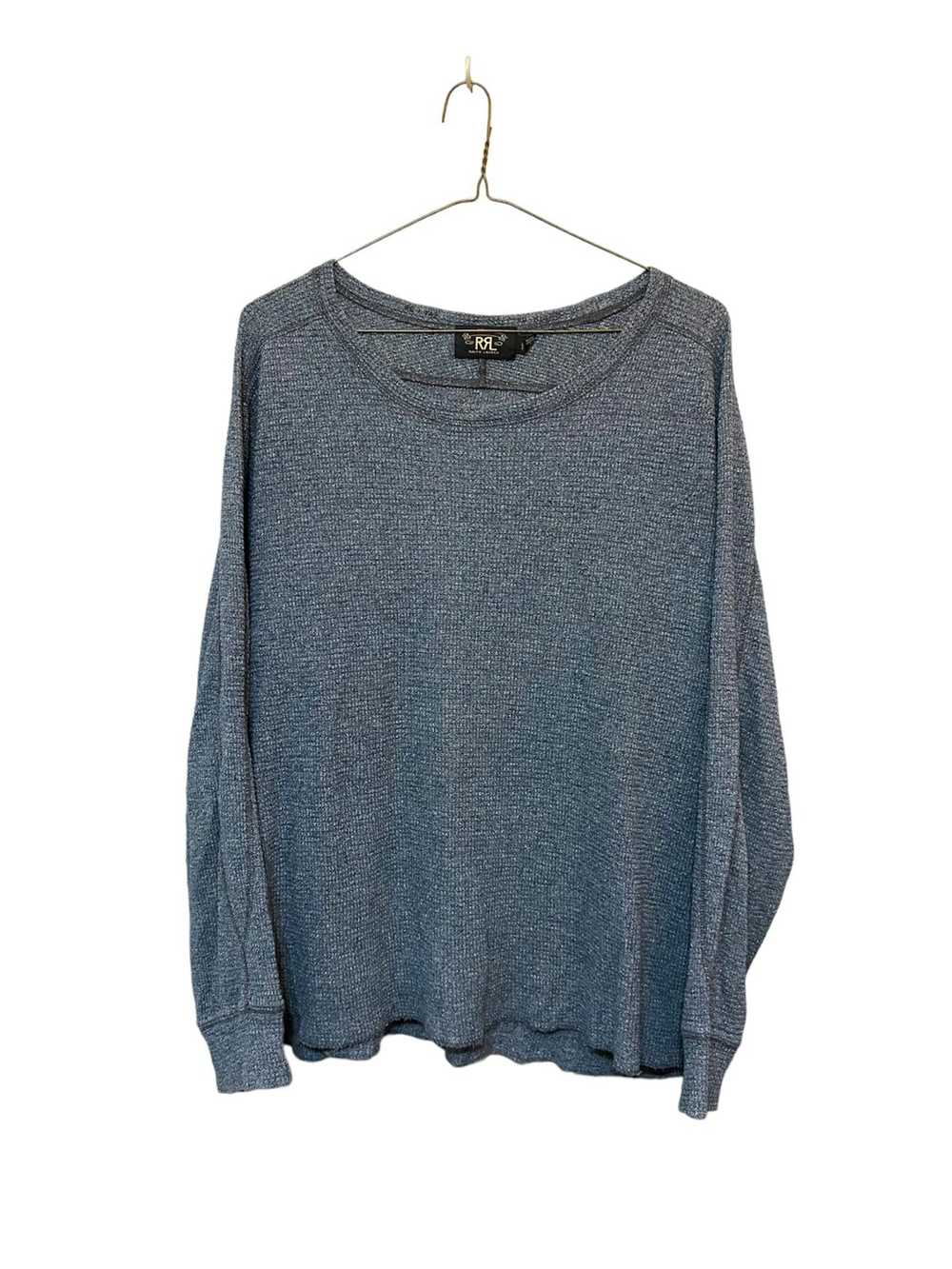 Double RL - Garment-Dyed Waffle-Knit Henley Shirt in Blue Heather –  Fountainhead NY