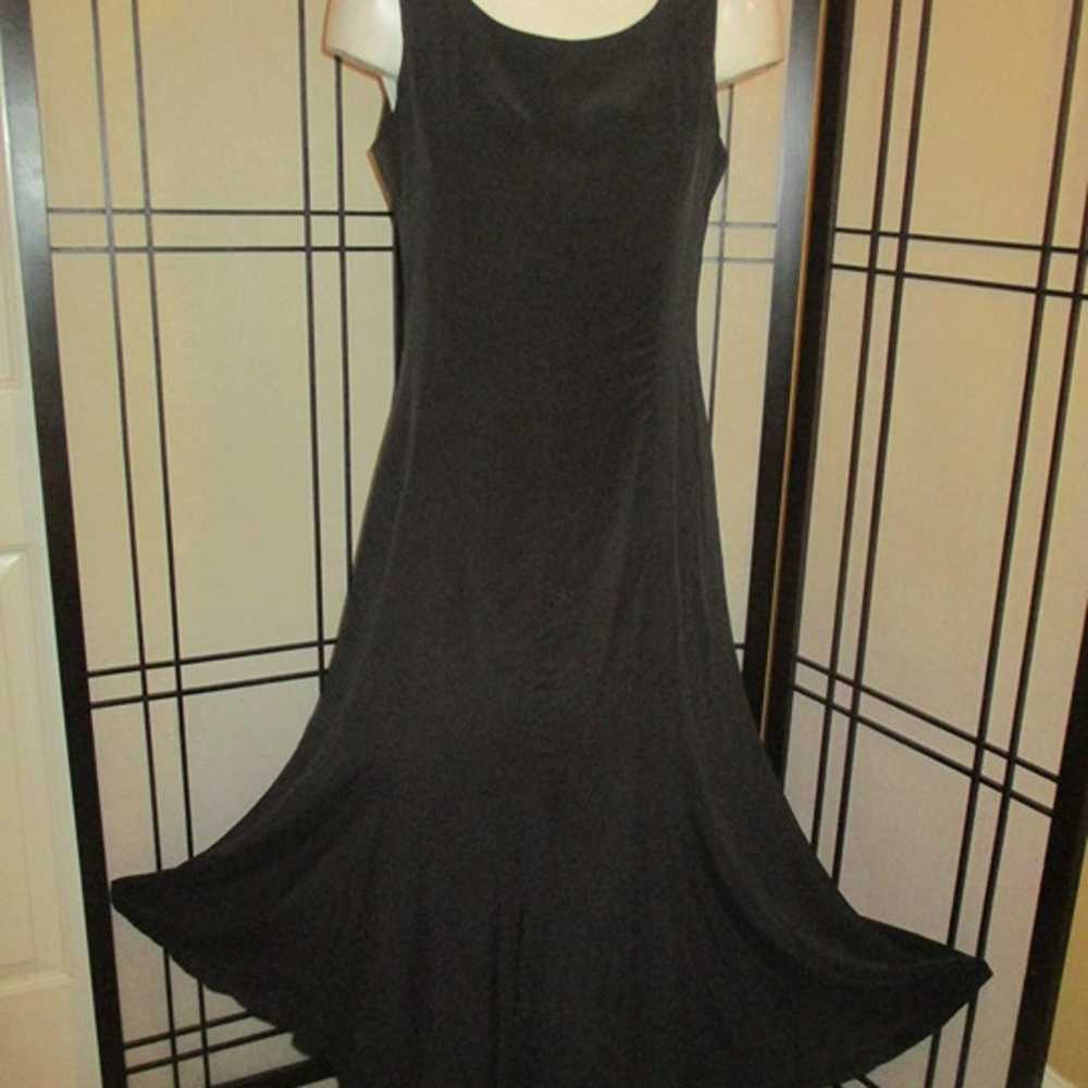 vintage Madelyn's Inc. silk sleeveless mid length… - image 3