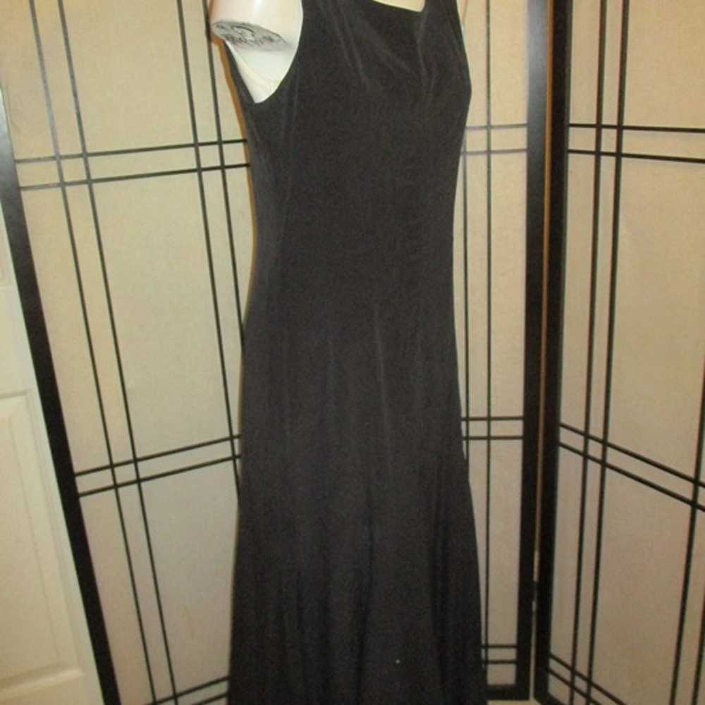 vintage Madelyn's Inc. silk sleeveless mid length… - image 4