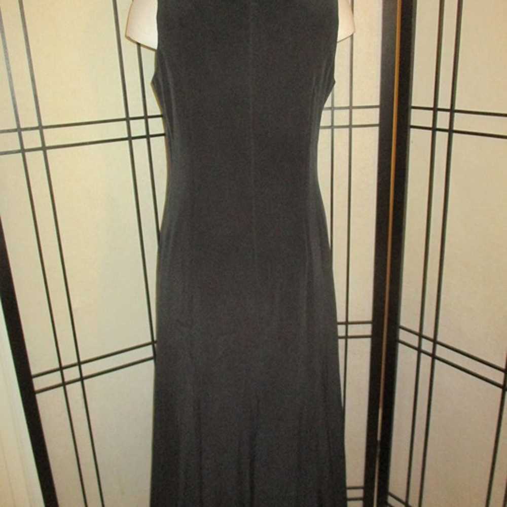 vintage Madelyn's Inc. silk sleeveless mid length… - image 5