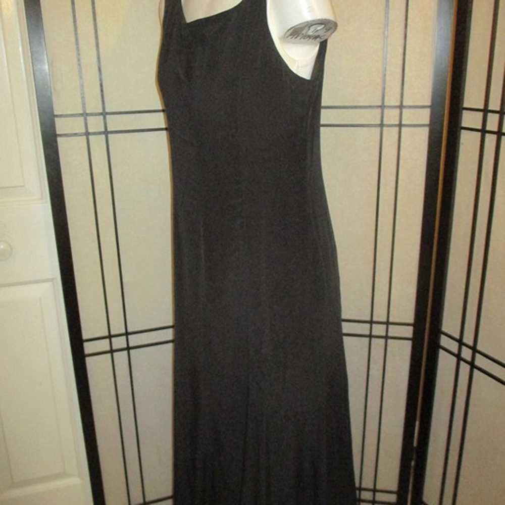 vintage Madelyn's Inc. silk sleeveless mid length… - image 6