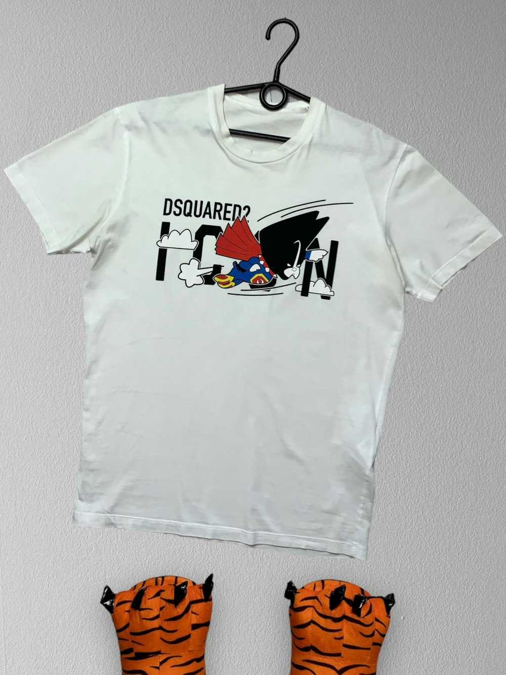 Dsquared2 × Luxury Dsquared2 tee logo rare Icon s… - image 1