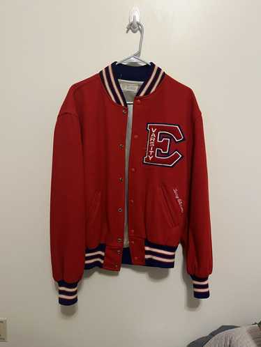 Collegiate × Varsity Jacket × Vintage Vintage Red 
