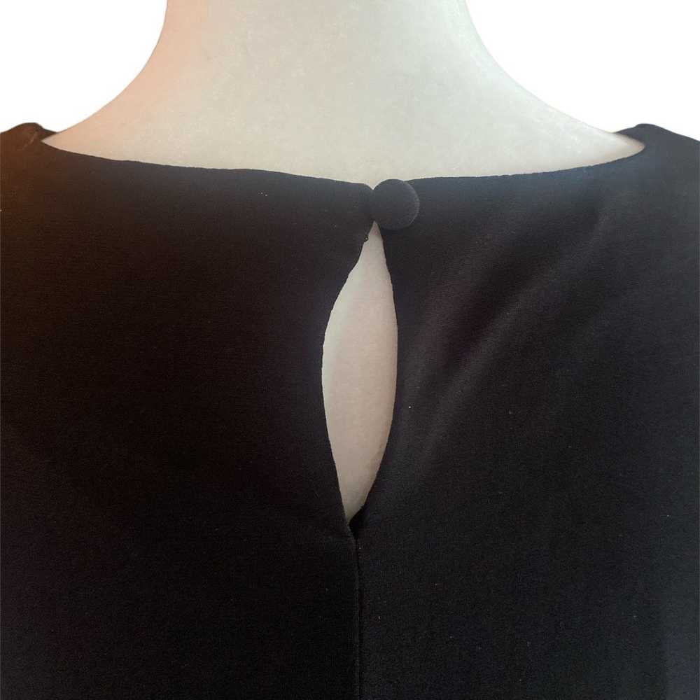 Vintage Chetta B Women's Dress Size 8 Black Stret… - image 5