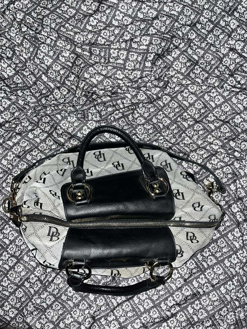 Dooney & Bourke Dooney & Bourke Black and Grey Le… - image 4