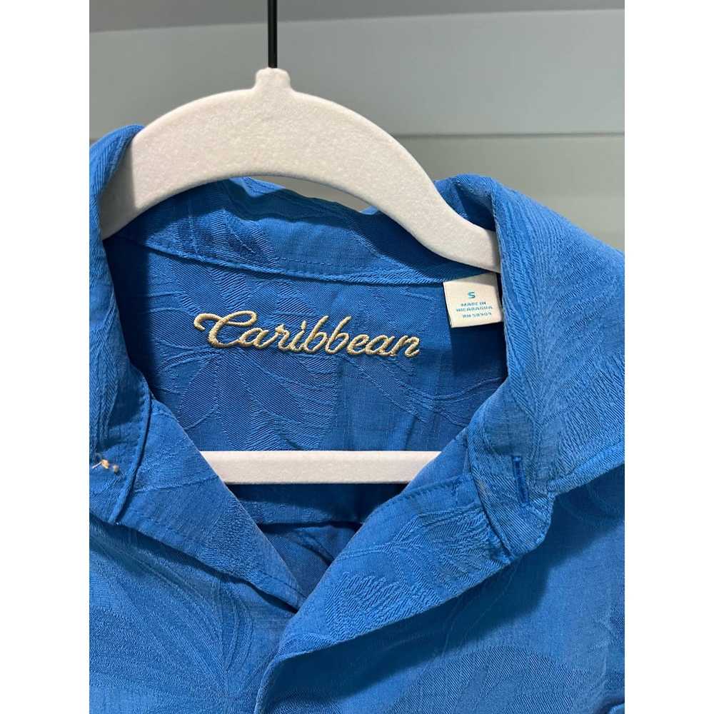 Caribbean Caribbean Pure Silk Men's Short Sleeve … - image 2