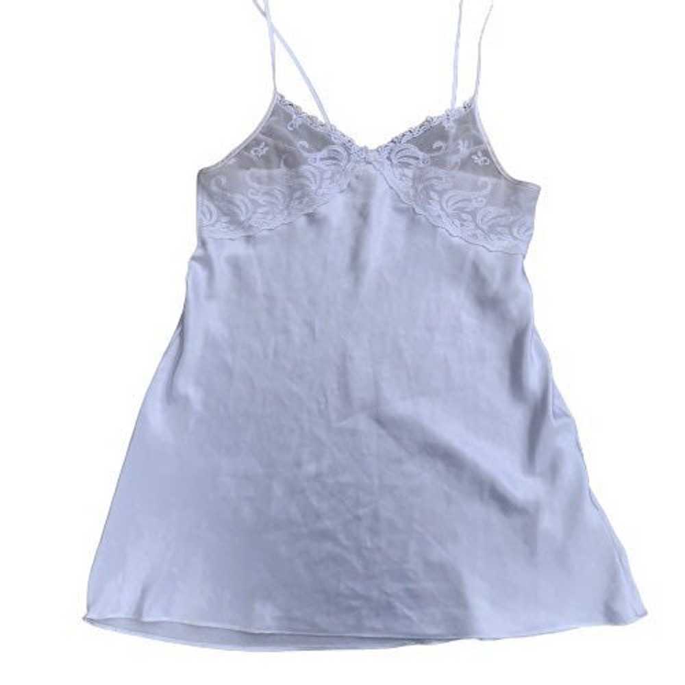 amazing lacy white vintage slip dress - image 6