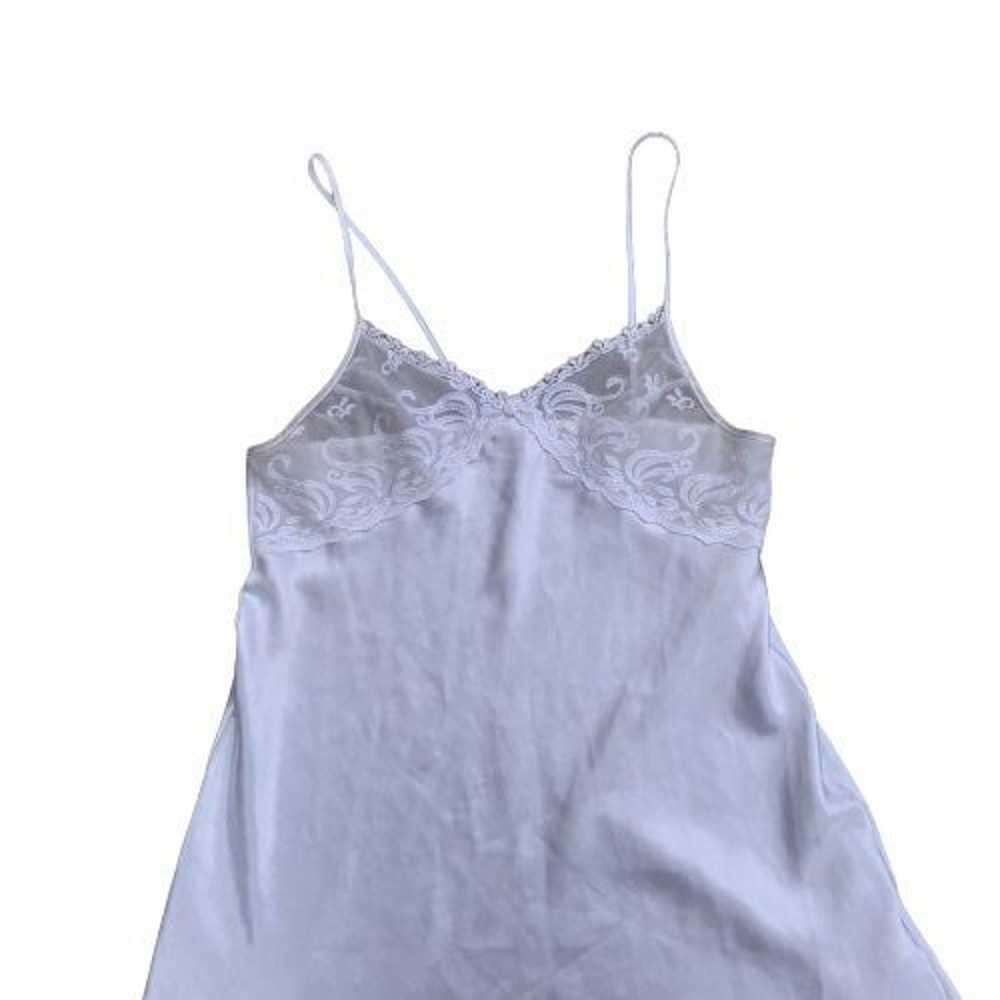 amazing lacy white vintage slip dress - image 7