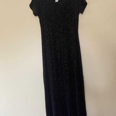 Ronni Nicole maxi dress, Y2K 1990s sequin Black Pr