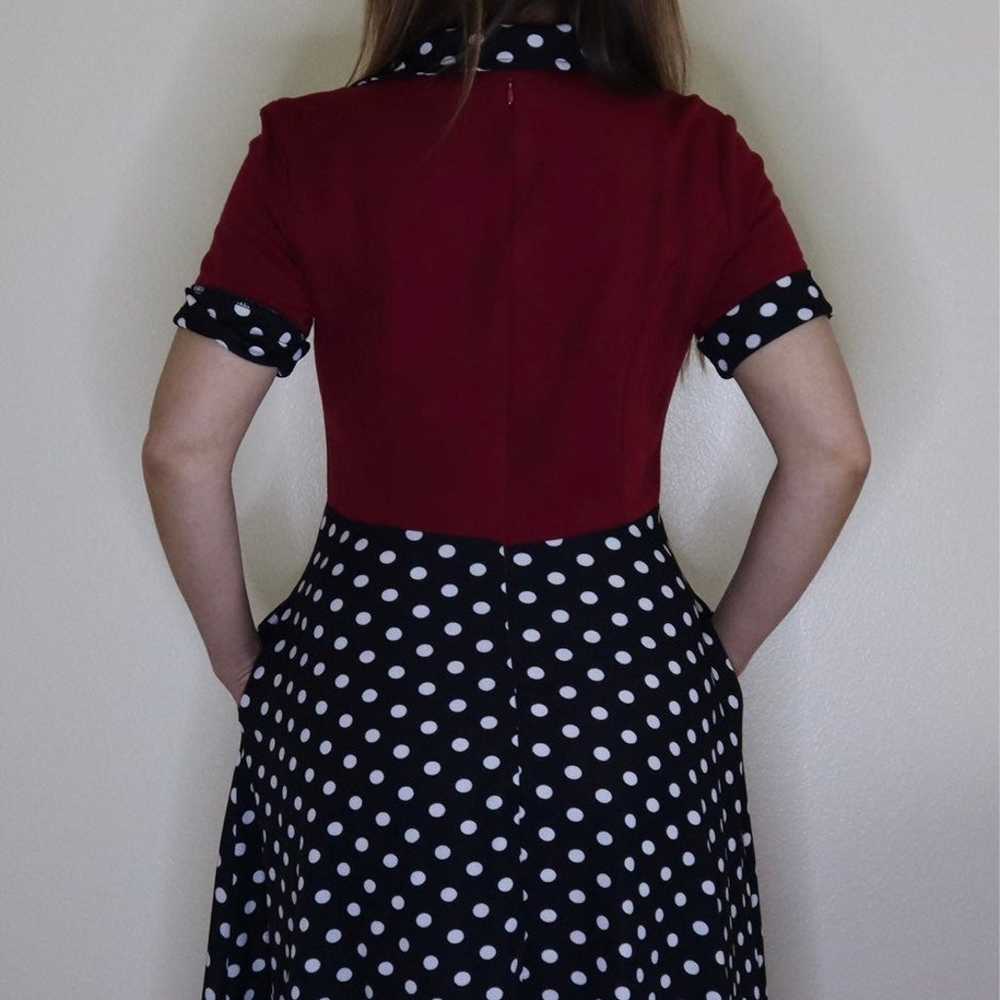 Retro Maxi dress with POCKETS - image 5