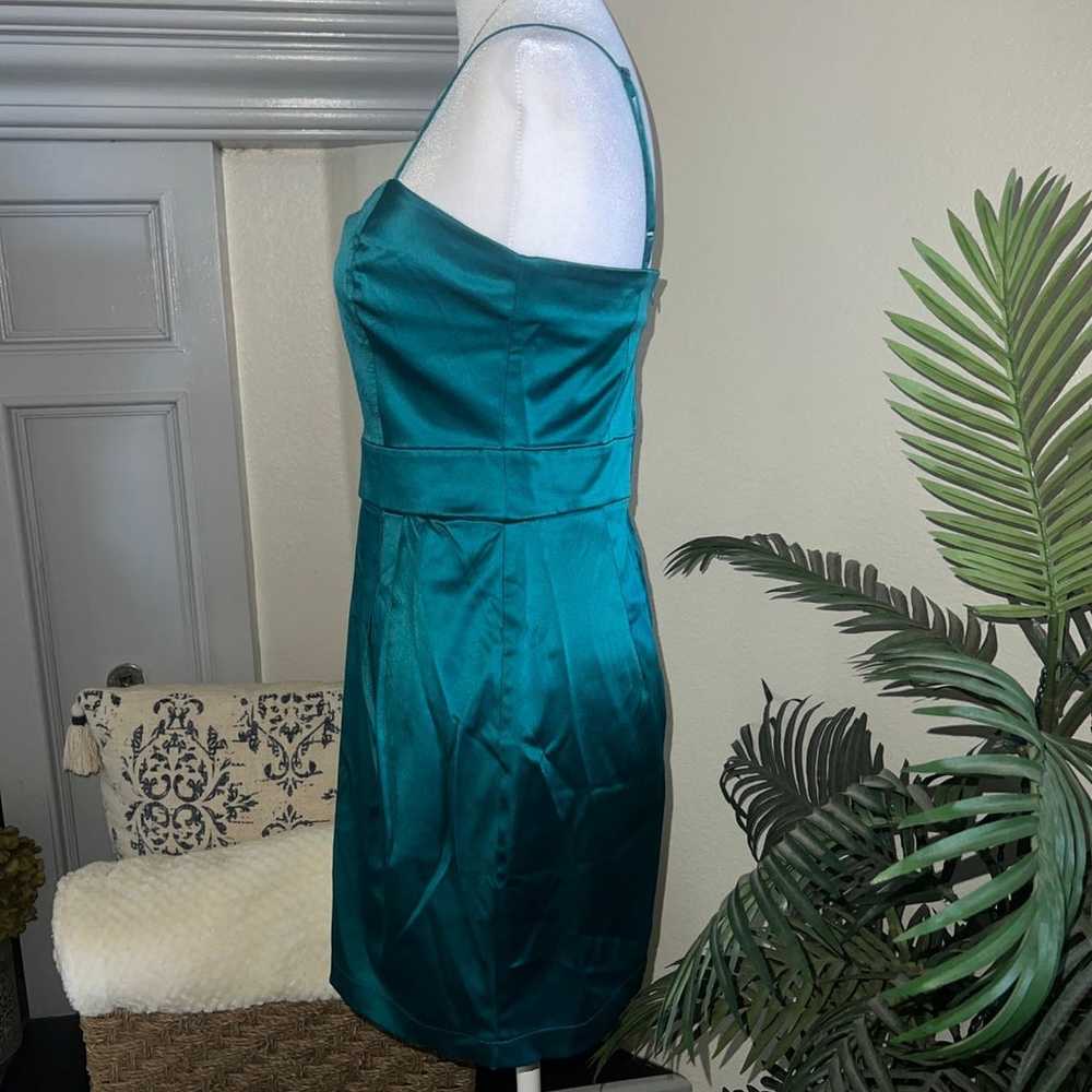 Vintage Forever 21 Dark Emerald Green Dress - image 4