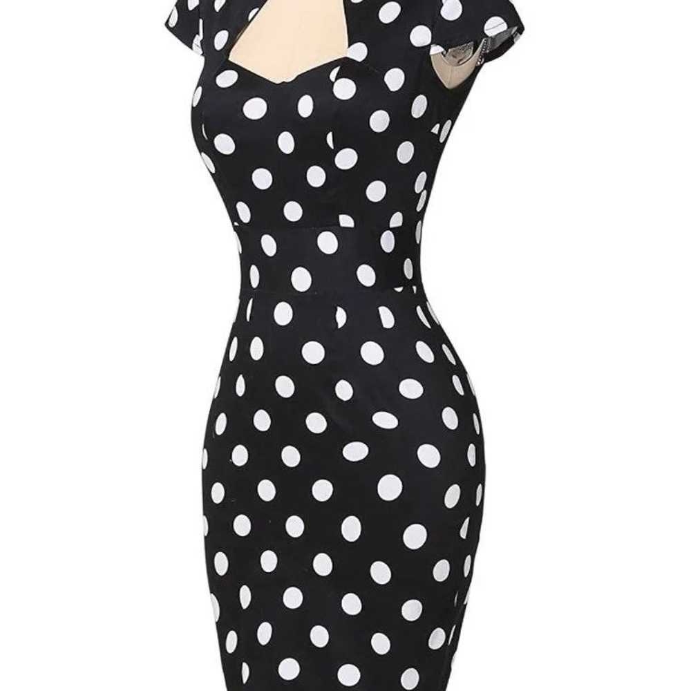 polka dot dress - image 3