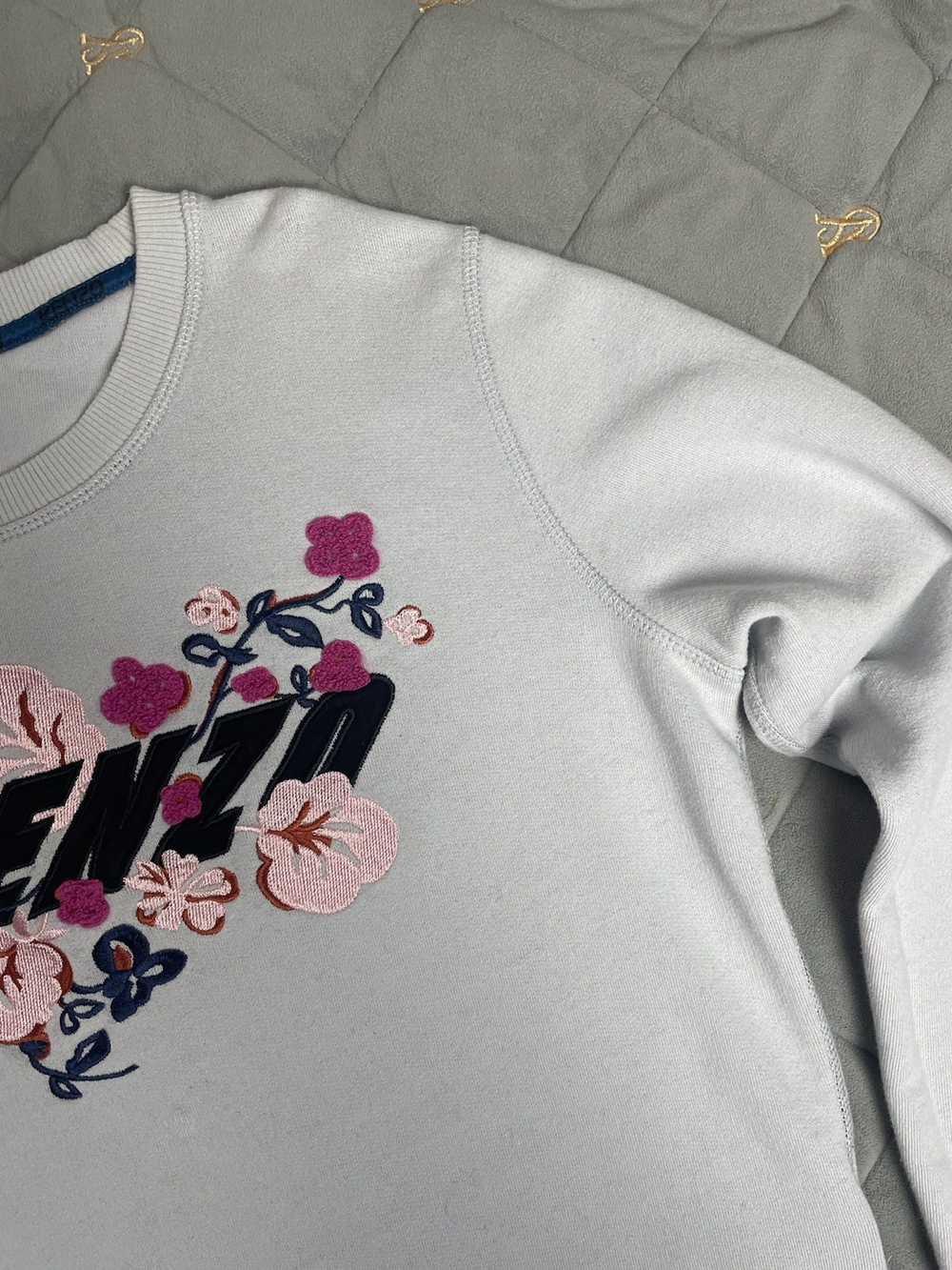 Kenzo 🧊Kenzo Paris Sweatshirt Sweater Flowers Pr… - image 7