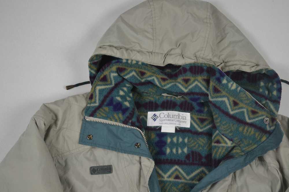 Columbia × Vintage 90s Columbia Aztec Parka Coat … - image 3