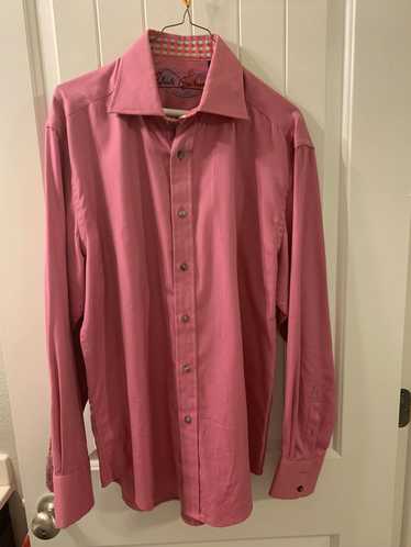 Robert Graham Robert Graham Sports Shirt (Pink wi… - image 1