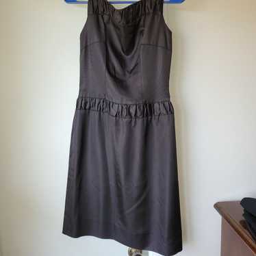 Vintage Candies Jr. Black Satin dress