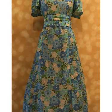 Vintage 1960s Floral Dress - image 1