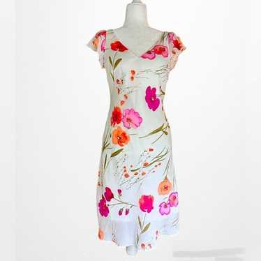 Vintage 90’s “Just Choon” Floral Midi Dress - image 1
