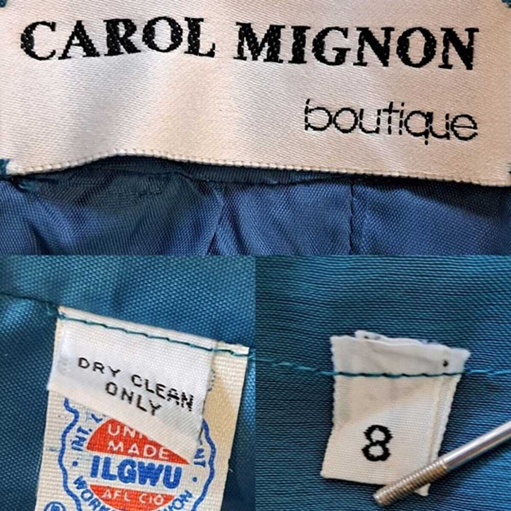 Vintage CAROL MIGNON Gown Dress 8 Off The Shoulde… - image 8