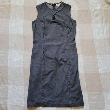 Vintage 90s Black Denim Dress