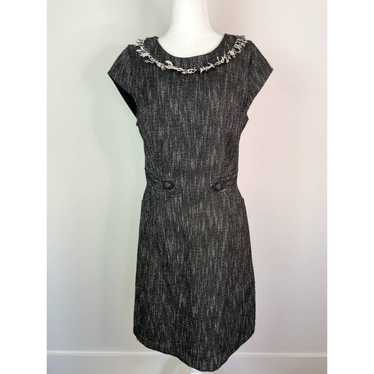 Nanette Lepore Black Tweed Dress