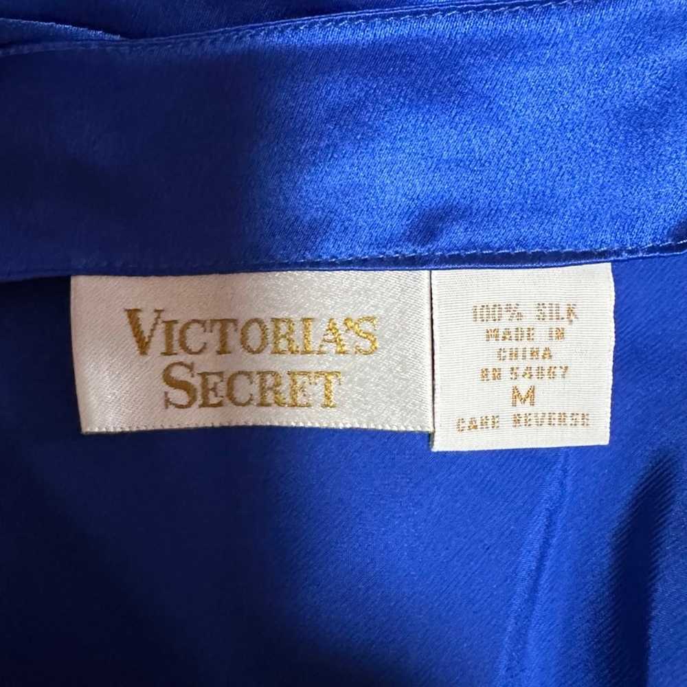 Vintage Victoria’s secret gold label 100% SILK Bl… - image 9