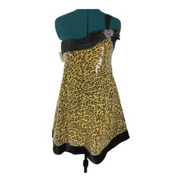 Mac Duggal Couture sequin one shoulder leopard dre