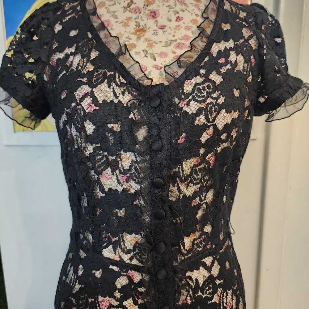 Vintage Betsey Johnson lace Dress - image 2