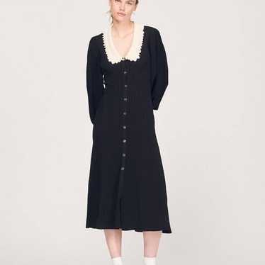 New Sandro Dorothy long sleeve midi dress . - image 1