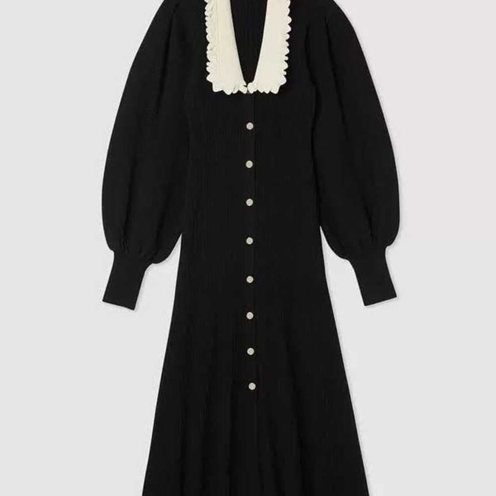 New Sandro Dorothy long sleeve midi dress . - image 3