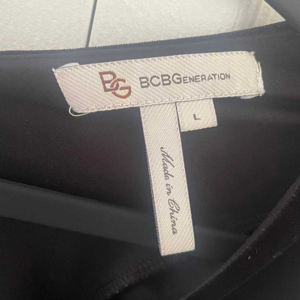 BCBGeneration Black Velvet Long sleeve Elastic St… - image 5