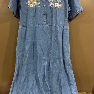 Northern Reflections Embroidered Chambray Shirt