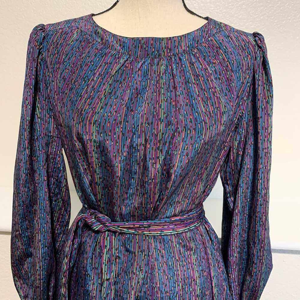 Vintage Retro Dress Stylish Fun Belted - image 2