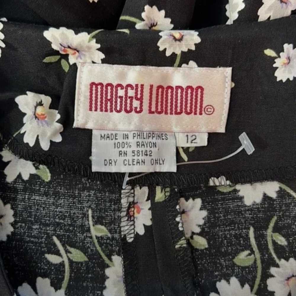 Vintage Maggy London Daisy Print Dress - image 6