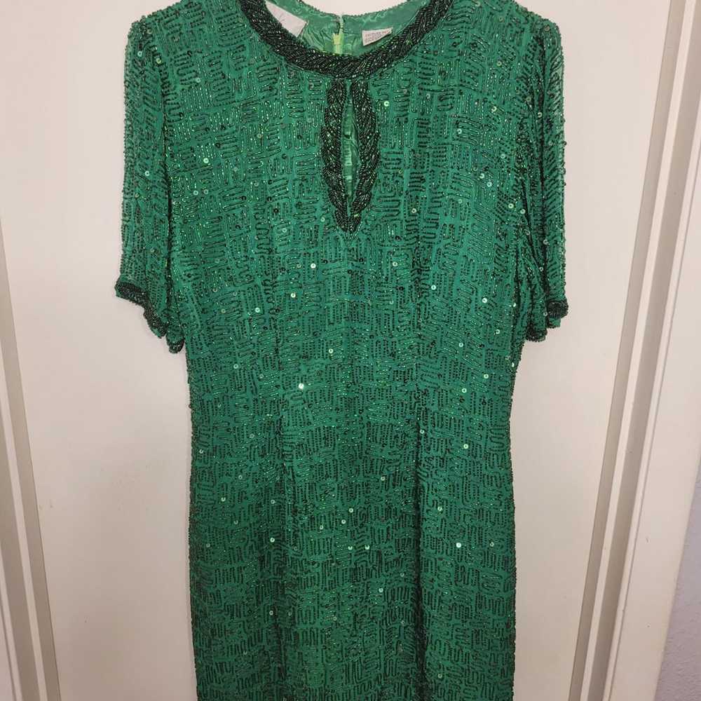 1980s Silk Dress - image 1