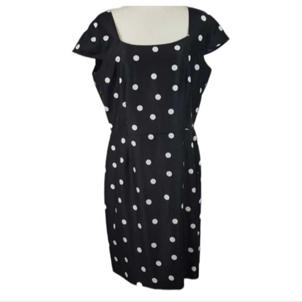 Alex Marie - Y2K Black and White Polka Dot Dress - Gem