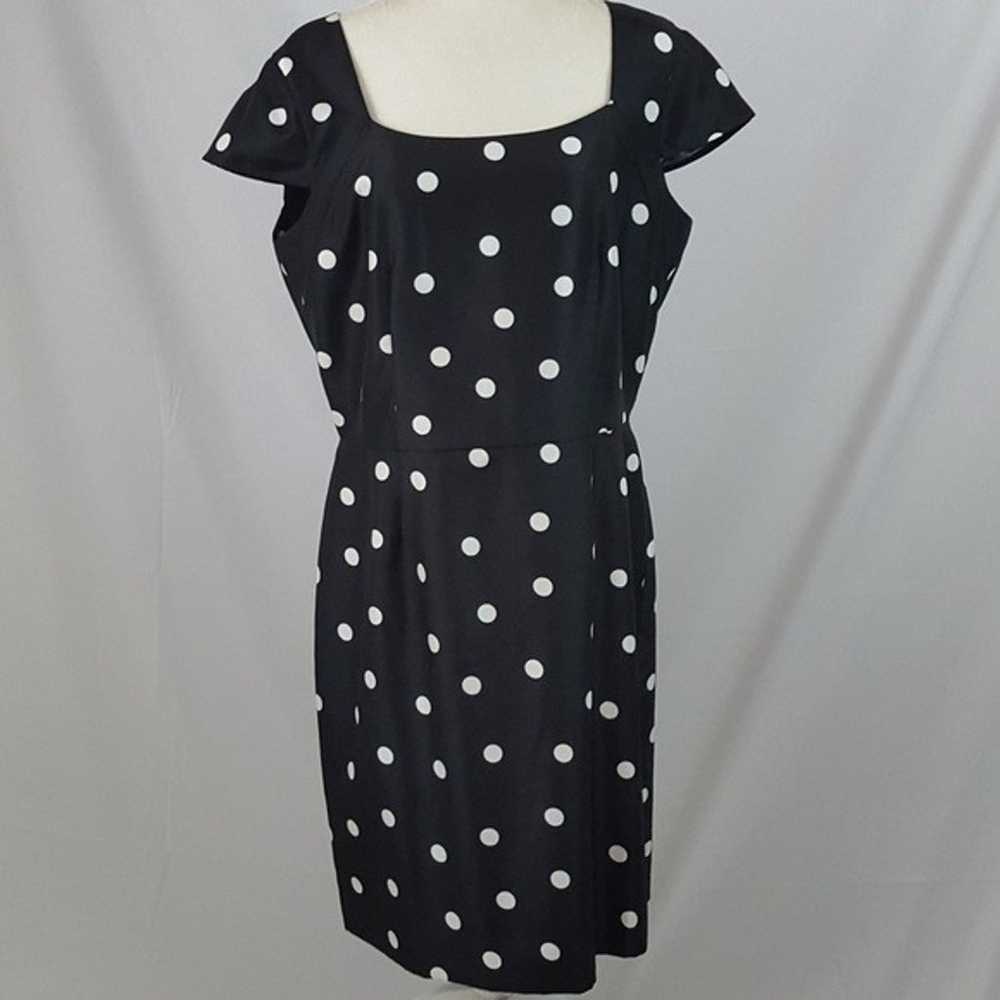 Alex Marie - Y2K  Black and White Polka Dot Dress - image 2