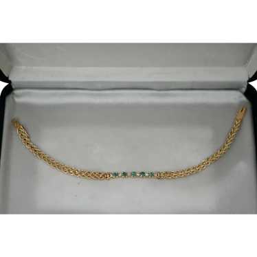 14K Emerald Diamond Bracelet SRP~$1350