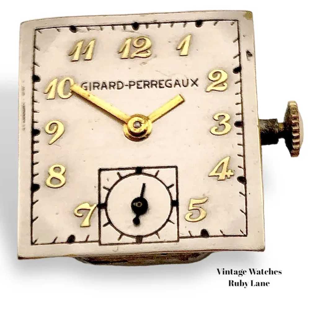 1948 Girard Perregaux 14K Gold Vintage Watch - image 11