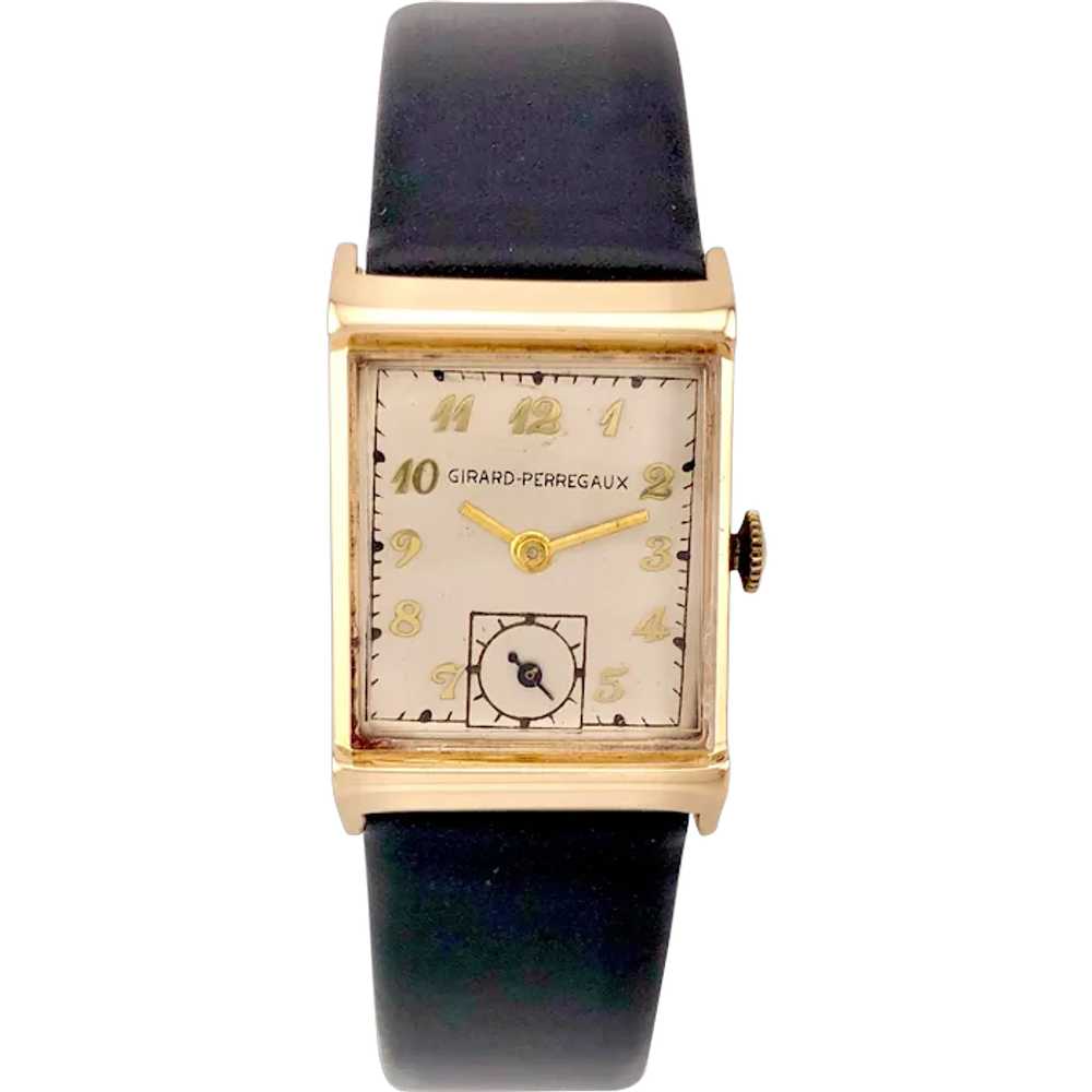 1948 Girard Perregaux 14K Gold Vintage Watch - image 1