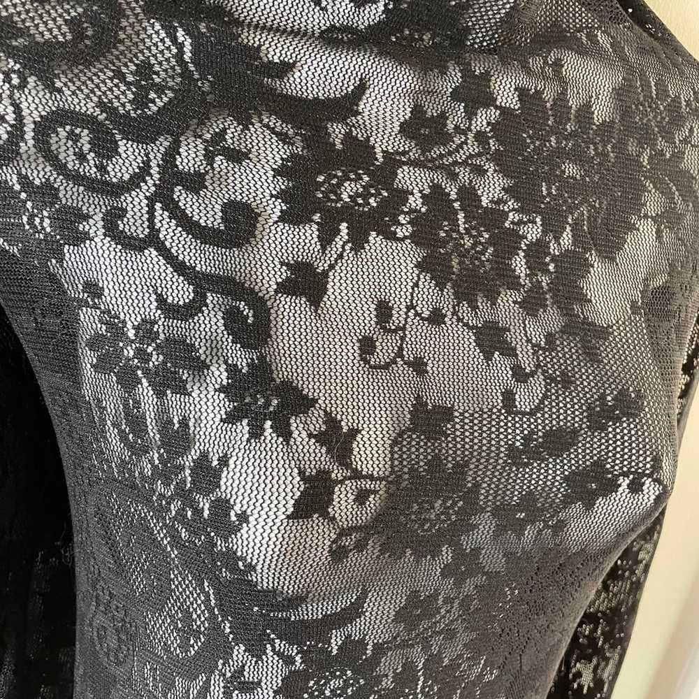 Black Lace Fredrick's of Hollywood Dress - image 2