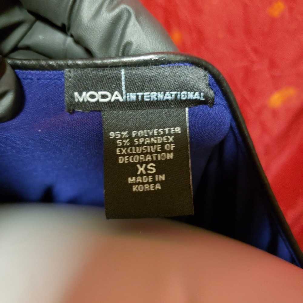 90'S MODA INTERNATIONAL ONE SHOULDER MINI DRESS W… - image 9