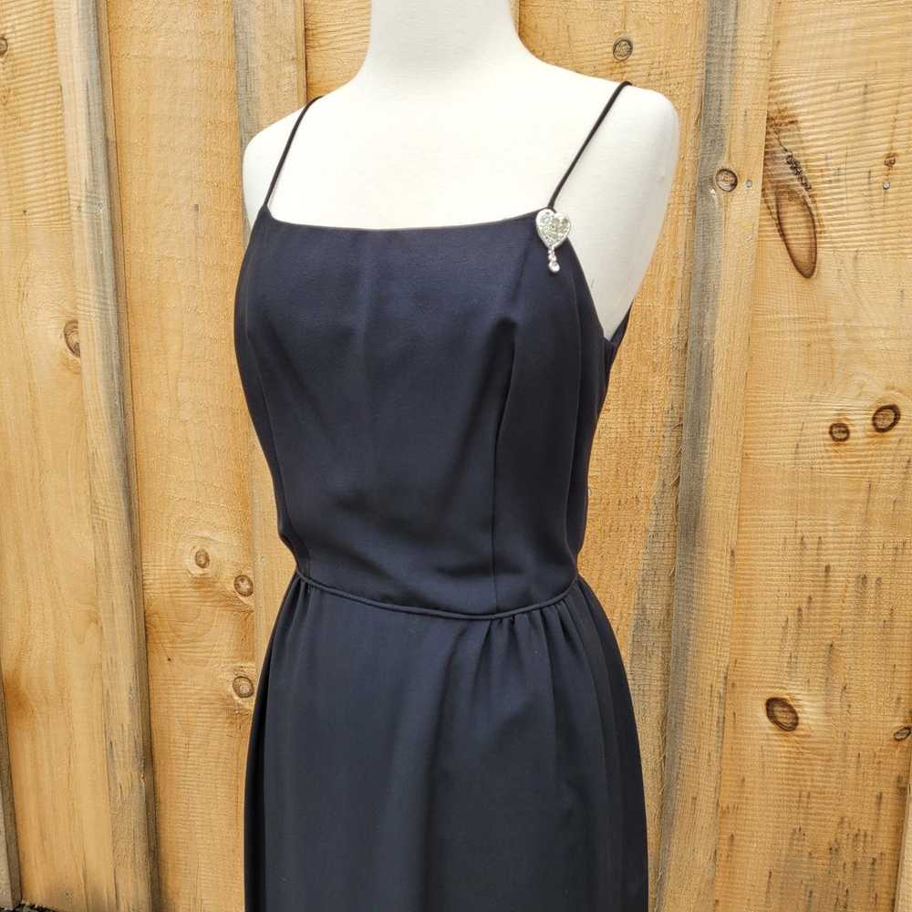 Vintage 1950s Little Black Dress - image 2